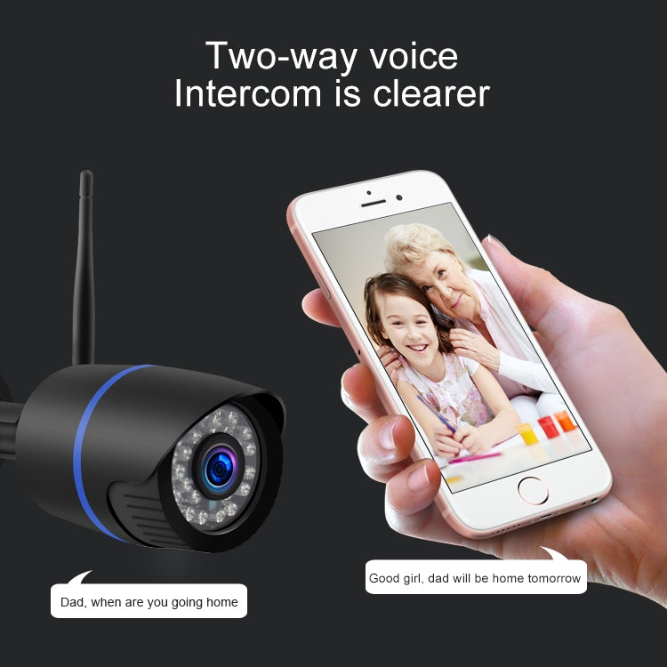 Q4 2.0 Million Pixels 1080P HD Wireless IP Camera, Support Motion Detection & Two-way Audio & Infrared Night Vision & TF Card, US Plug, Q4 Q4 2.0 Million Pixels 1080P HD Wireless IP Camera, Support Motion Detection & Two-way Audio & Infrared Night Vision & TF Card, US Plug, Q4